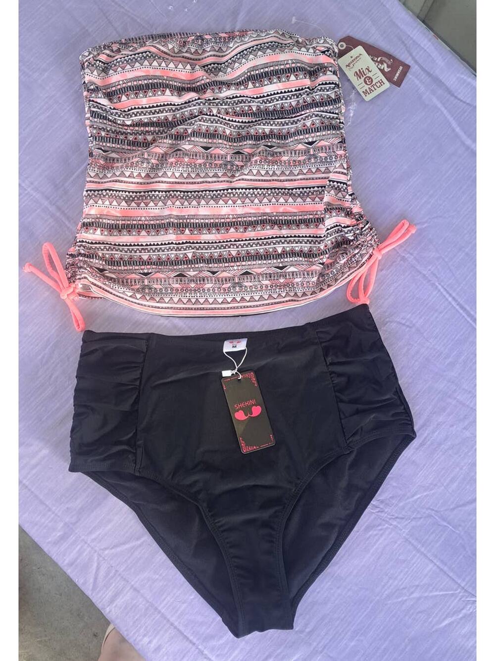 New Arizona Mix Match Womens Swim Suit 2 Piece